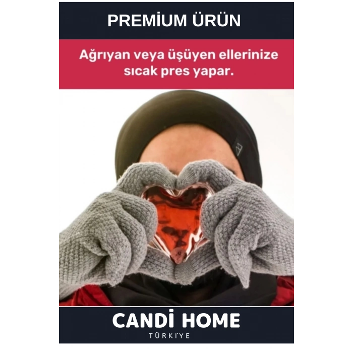 2 li Set Kalp Görünümlü El Isıtıcısı Sihirli Jel Isıtıcı Torba Kalpli Cep Sobası