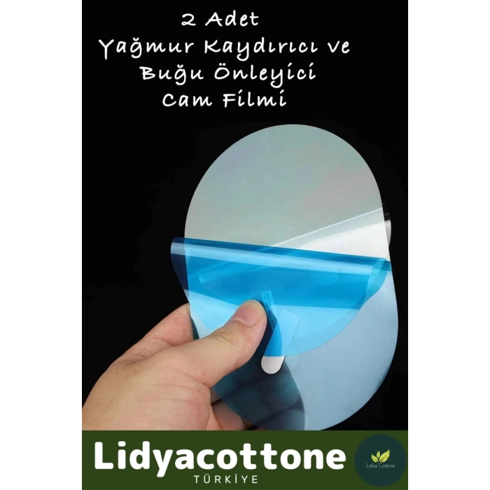 2li Universal Araç Uyumlu Oto Dikiz Aynası Filmi Yağmur Cam Film Araba Buğu Önleyici