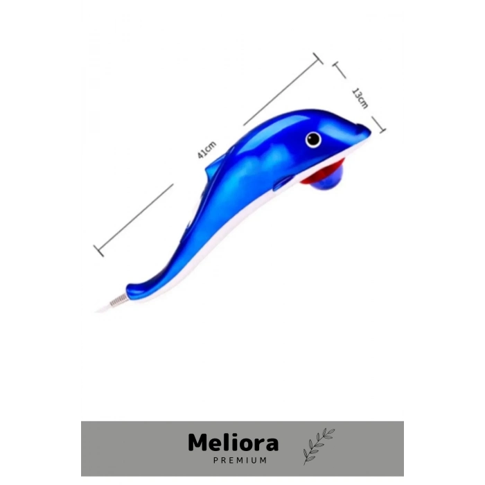Deluxe Kolay Kullanım Zindelik Rahatlatıcı Boyun Sırt Tüm Vücut 3 Başlıklı Yunus Balığı Masaj Aleti