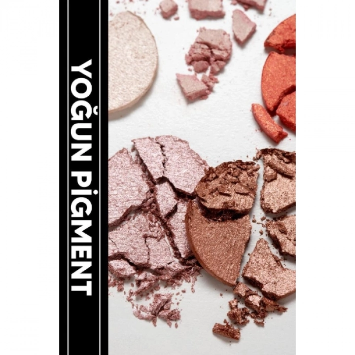 #Palet Geniş Renk Çeşitliliği Yoğun Pigment Günlük İddialı Her Ten Rengi 40lı Mat Sedefli Far Palet