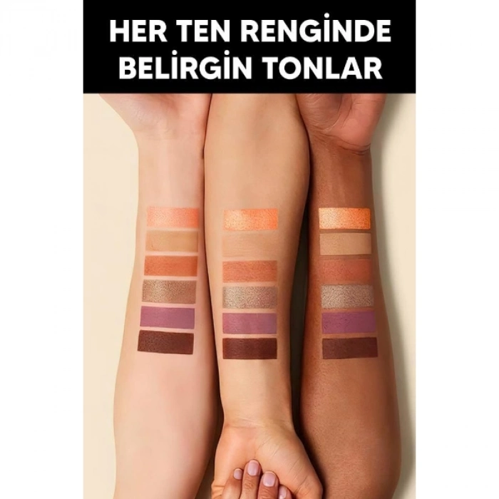 #Palet Geniş Renk Çeşitliliği Yoğun Pigment Günlük İddialı Her Ten Rengi 40lı Mat Sedefli Far Palet