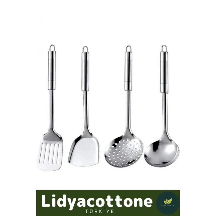 5 Parçadan Oluşan Sağlam Fonksiyonel Paslanmaz Çelik Şık Dekoratif Mutfak Seti