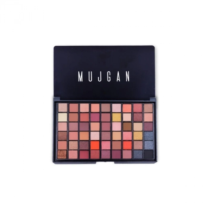 #Palet Geniş Renk Çeşitliliği Yoğun Pigment Günlük İddialı Her Ten Rengi 54lü Mat Sedefli Far Palet