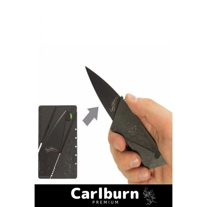 Özel Üretim Sağlam Dayanıklı Yer Kaplamaz Minimalist Cep Cüzdan Kredi Kartı Şeklinde Kutusuz Bıçak