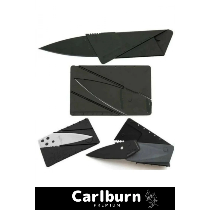 Özel Üretim Sağlam Dayanıklı Yer Kaplamaz Minimalist Cep Cüzdan Kredi Kartı Şeklinde Kutusuz Bıçak