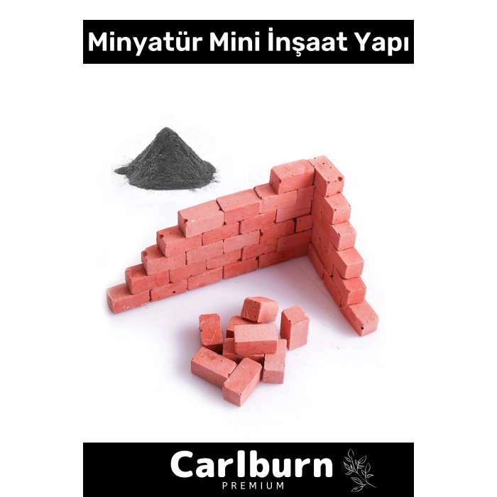 Premium Minyatür Mini Kendin Ev Yap Inşaat Yapı 700 Adet Tuğla Hobi Seti - Yapıştırıcı Hediyeli Kit