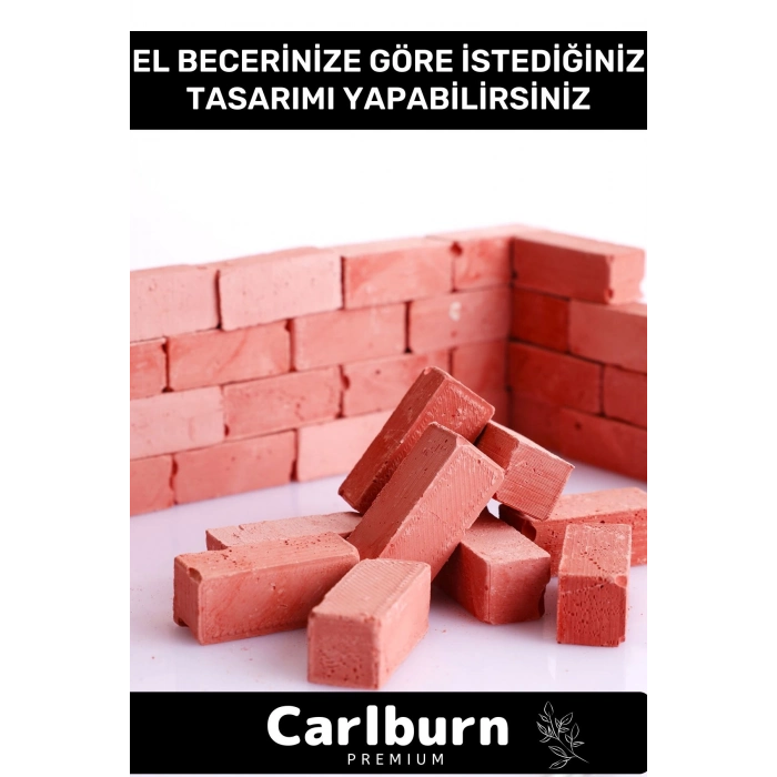 Premium Serisi Özel Minyatür Mini Inşaat Yapı Seti 700 Adet Tuğla Boya Fırça Tutkal Hobi Seti