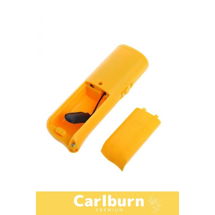 Premium Seri Ergonomik Pilli 9 Volt 150 Desibel Ledli Flaş Ultrasonik Köpek Uzaklaştırıcı Eğitici