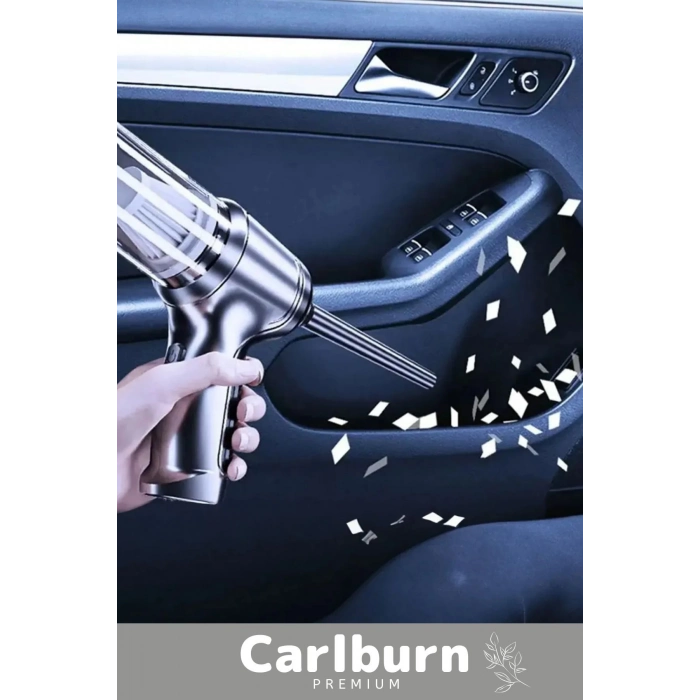 Deluxe Şarjlı Kablosuz 2 Fonksiyonlu Uyumlu Vakumlu El Süpürgesi Üfleme Özellikli Araç Süpürgesi