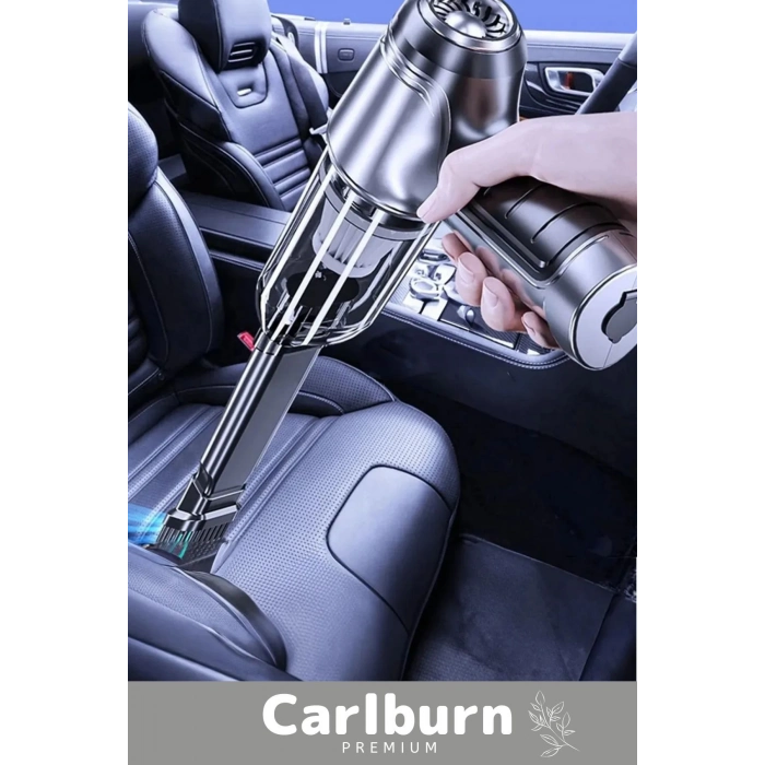 Deluxe Şarjlı Kablosuz 2 Fonksiyonlu Uyumlu Vakumlu El Süpürgesi Üfleme Özellikli Araç Süpürgesi