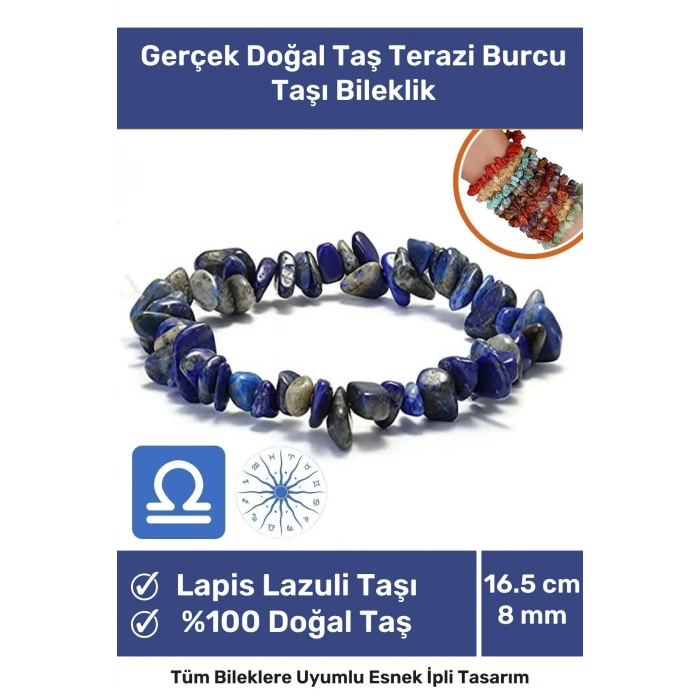 Premium Terazi Burcu Enerjisini Yükselten Doğal Taş Bileklik Terazi Burçları Burç Unisex Bileklik