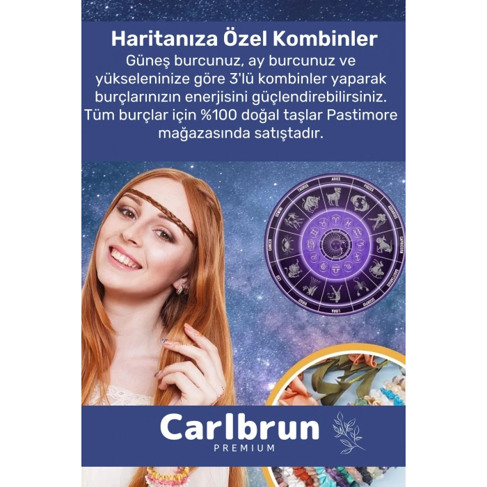 Premium Terazi Burcu Enerjisini Yükselten Doğal Taş Bileklik Terazi Burçları Burç Unisex Bileklik