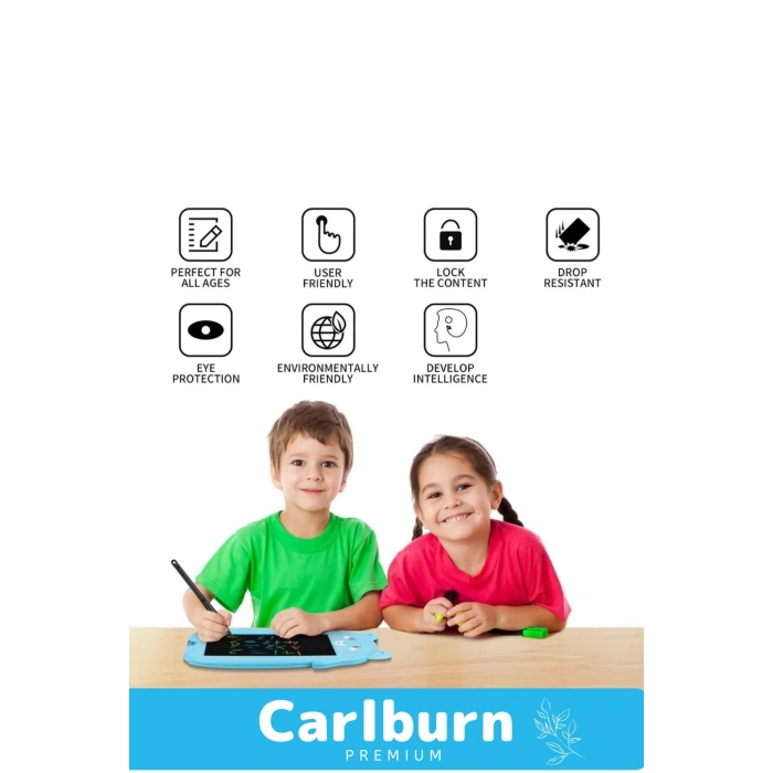 Lcd Ekranlı Kalemli Dijital Çizim Yazı Tahtası Boyama Resim Ayıcıklı Akıllı Tablet 8,5 Inç