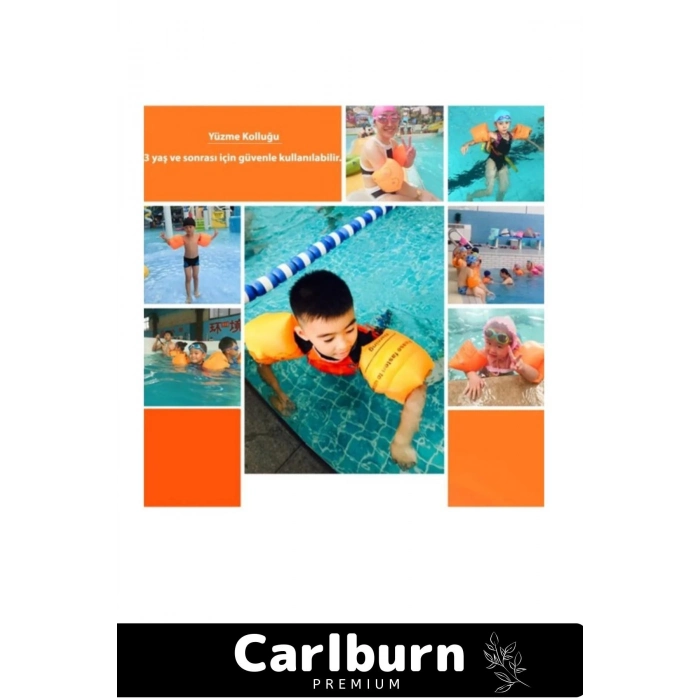 Özel Üretim Pvc Malzeme Kolu Saran Hava Yastıklı Her Yaşa Uygun Şişme Yüzme Kolluğu