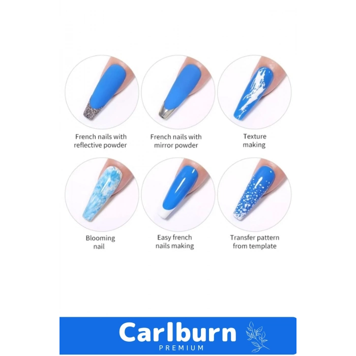 Premium Yumuşak Pürüzsüz Yüzey Sağlar Tırnak Süs French Stamper Damgası