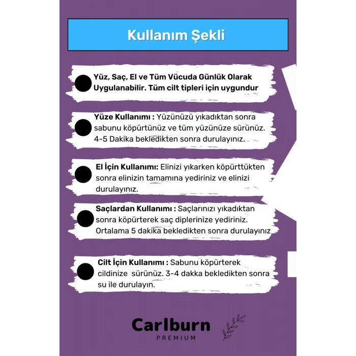 Özel Üretim %100 Doğal Koku Yüz Cilt Beyazlatıcı Organik Nemlendirici Lavanta Sabunu 1 Adet