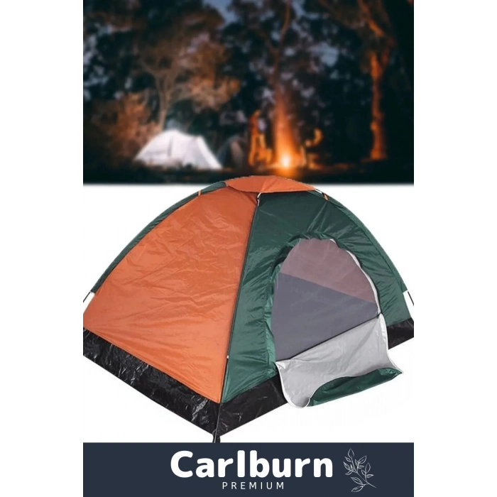 Premium Su Geçirmez Kapı Sineklik Tüllü Dayanıklı Kumaş Pratik Kolay Kurulum 2-3 Kişilik Kamp Çadırı