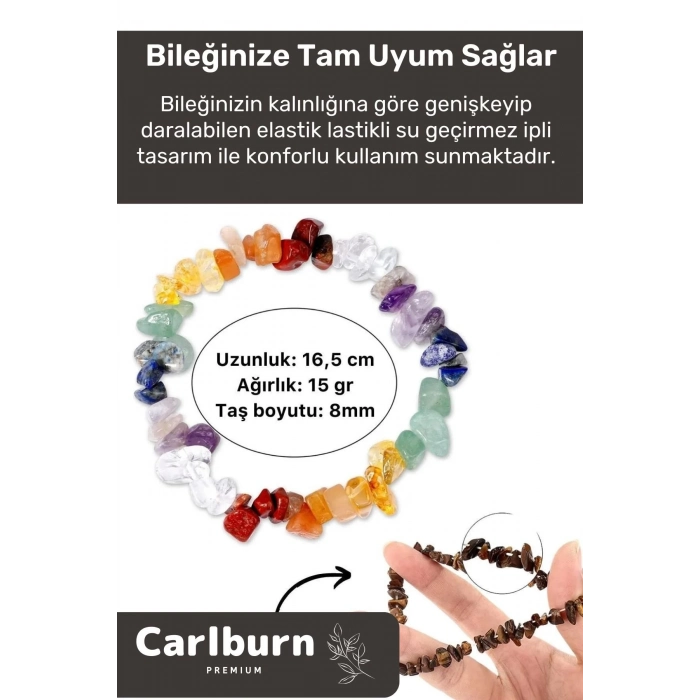 Premium İkizler Burcu Enerjisini Yükselten Doğal Taş Bileklik İkizler Burçları Burç Unisex Bileklik
