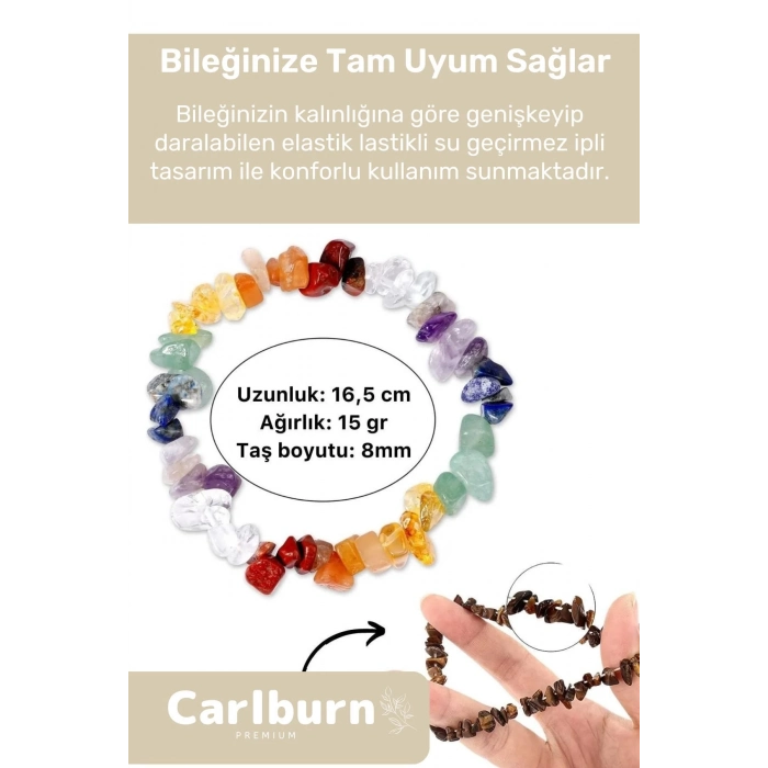 Premium Aslan Burcu Enerjisini Yükselten Doğal Taş Bileklik Aslan Burçları Burç Unisex Bileklik