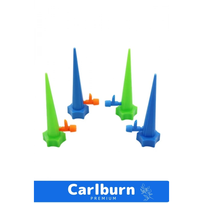 Özel Üretim Akış Hızı Kontrollü Çiçek Damla Damla Sulama Aleti Cihazı 4lü Aparat