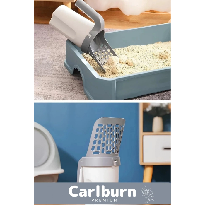 Özel Üretim Pratik A Kalite Elekli Poşet Hazneli Kaka Poşeti Hediyeli Kedi Kum Temizleme Küreği