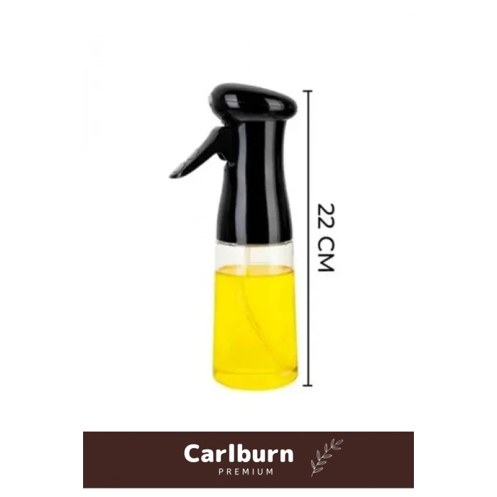 Deluxe Atomize Başlık Fan Şekilli Püskürtücü Bpa İçermeyen Plastik Sprey Cam Yağdanlık 200 Ml 2 Adet