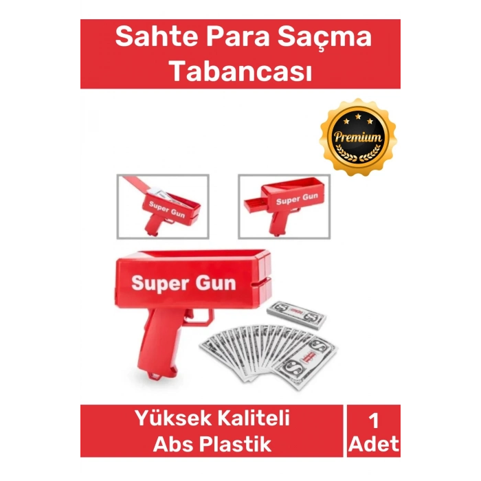 Özel Üretim Pilli Yüksek Kaliteli Abs Plastik El İlanı Kartvizit Kupon Para Saçma Tabancası