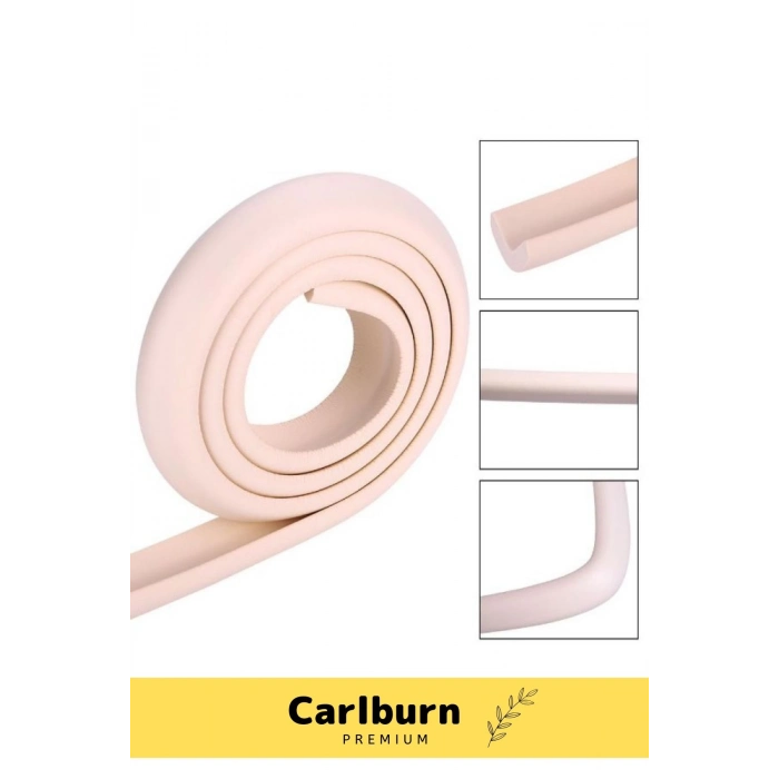 Özel İz Bırakmaz Kalın Sehpa Esnek Çocuk Bebek Şerit Sünger Mobilya Masa Kenar Köşe Koruyucu 2 Metre