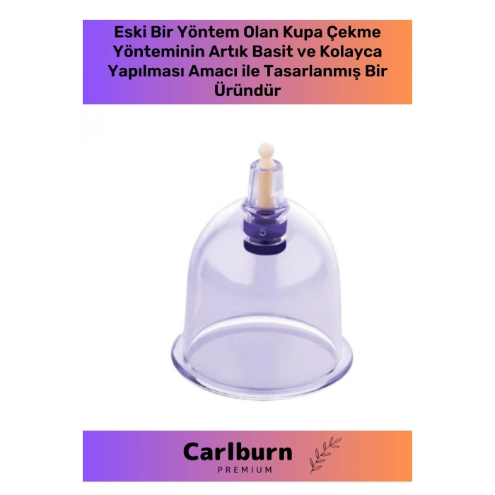 Premium Series Çatlak Vakumlu 5 Numara Hacamat Kupası 100 Adet