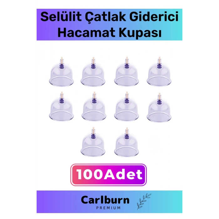 Series Çatlak Vakumlu 7 Numara Hacamat Kupası 100 Adet