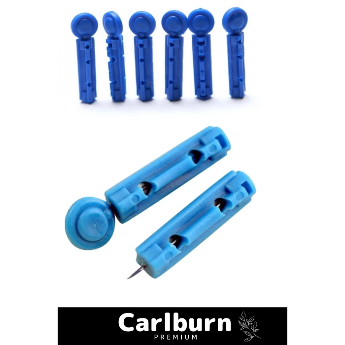 Profesyonel Özel Tüm Kalemlerle Uyumlu Şeker Parmak Delme Hacamat 50 Adet Kalem İğnesi - 1 Kutu