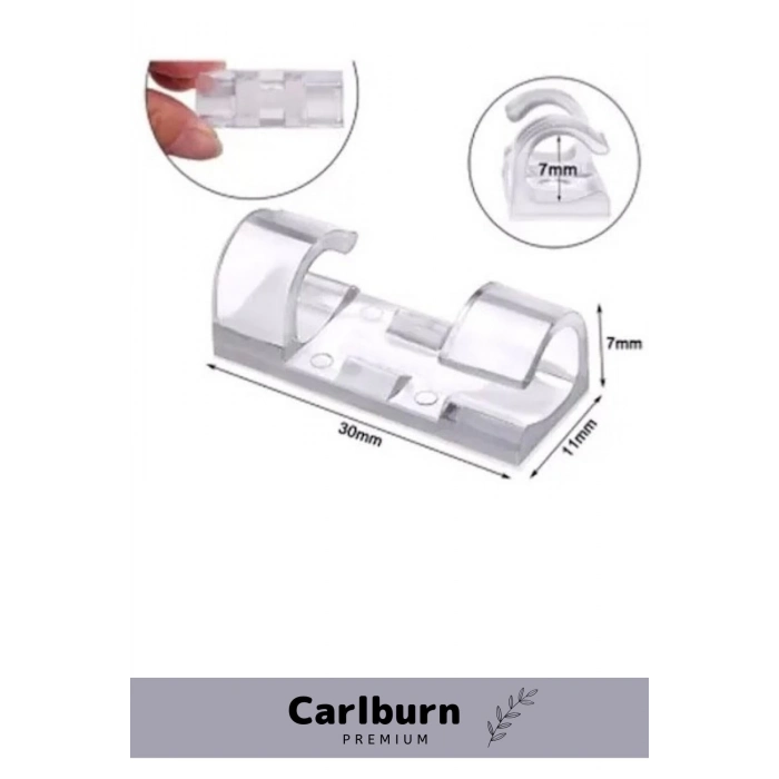 Özel Üretim Montaj Kötü Görüntü Engelleyici İz Bırakmaz Kablo Sabitleyici Klips Seti 40 Adet