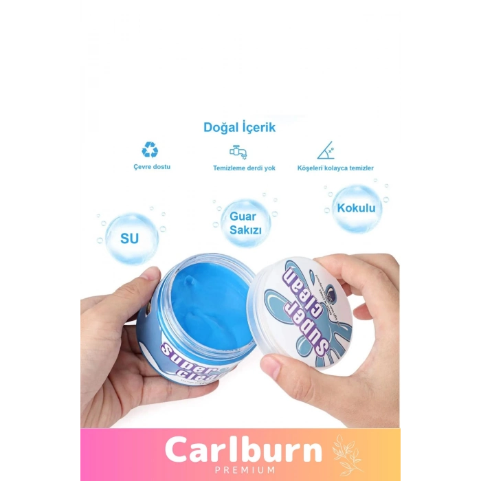 Premium Seri İz Bırakmaz Araba Klavye Klima Telefon Kumanda Toz Alma Oto Temizleme Jeli Hamuru