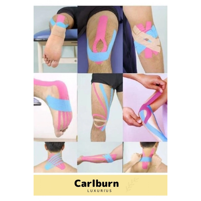 Hızlı Etkili Büyük Boy Kas Eklem Bel Bacak Kol Boyun Sırt Omuz Karın Kalça Ağrı IsıI Bandı 5cm x 5m