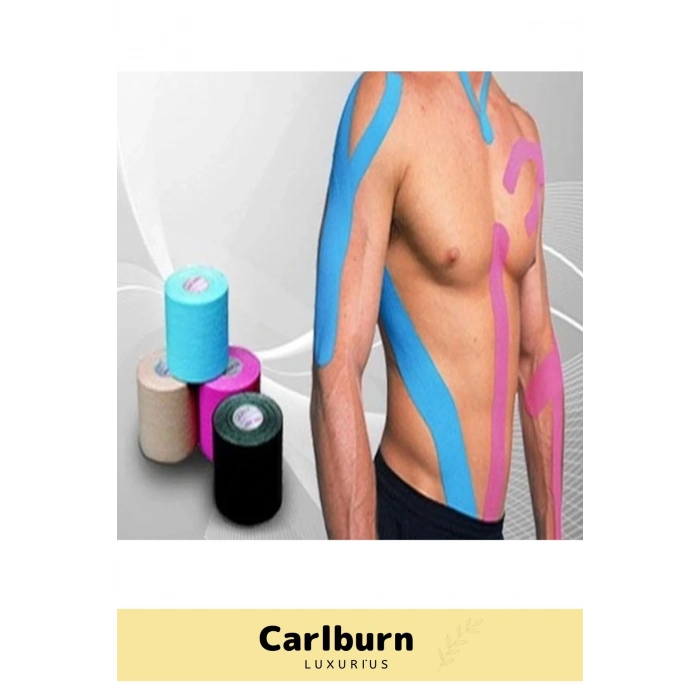 Hızlı Etkili Büyük Boy Kas Eklem Bel Bacak Kol Boyun Sırt Omuz Karın Kalça Ağrı IsıI Bandı 5cm x 5m