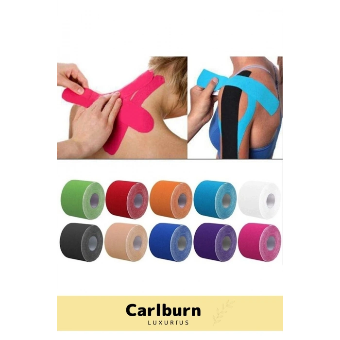 Hızlı Etkili Büyük Boy Kas Eklem Bel Bacak Kol Boyun Sırt Omuz Karın Kalça Ağrı Isıı Bandı 5cm X 5m