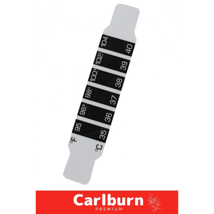 Özel Üretim Hızlı Güvenilir Şerit Bükülebilir Taşınabilir Tek Kullanımlık Ateş Ölçer - 5 Adet