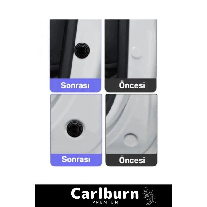 Özel Üretim Yüksek Kaliteli Tutkal Araba Araç Bagaj Kapısı Darbe Ses Emici Pad Seti 50 Adet