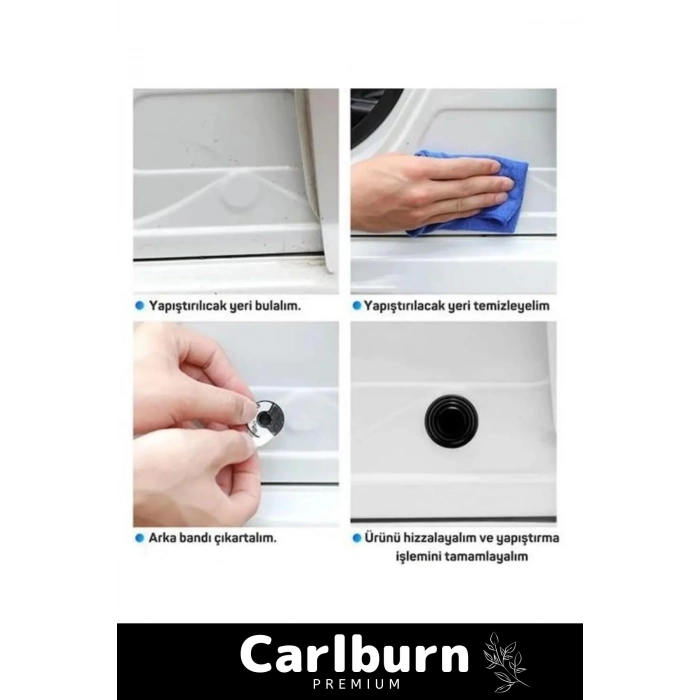 Özel Üretim Yüksek Kaliteli Tutkal Araba Araç Bagaj Kapısı Darbe Ses Emici Pad Seti 20 Adet