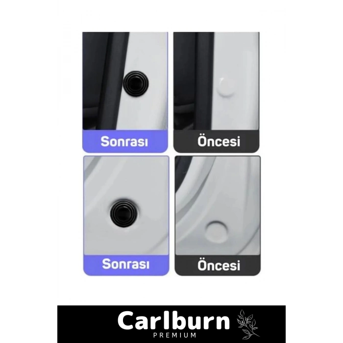 Özel Üretim Yüksek Kaliteli Tutkal Araba Araç Bagaj Kapısı Darbe Ses Emici Pad Seti 10 Adet