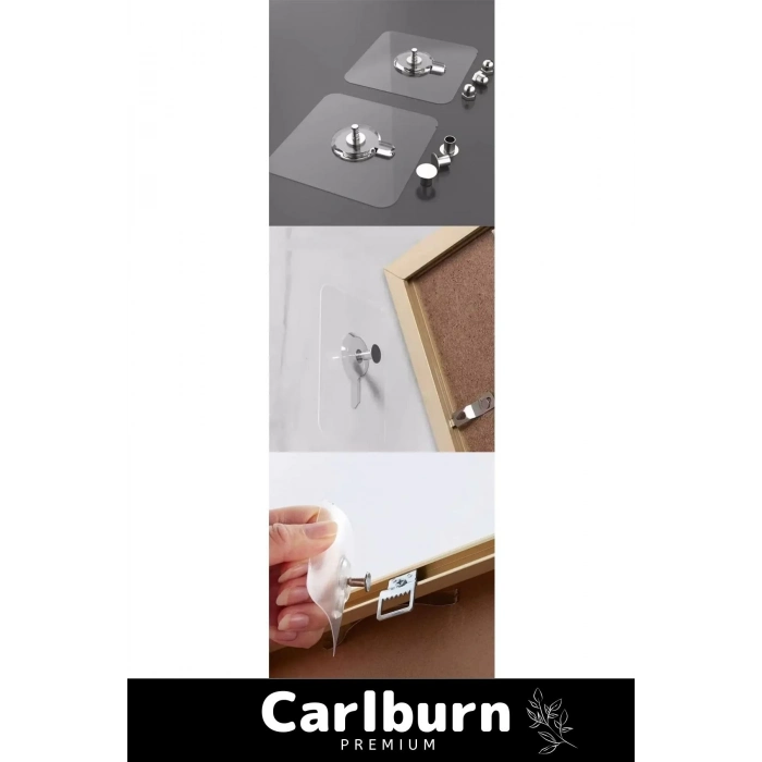 Özel Üretim Süper Güçlü Yapışkan Kanca İz Bırakmaz Paslanmaz Çelik Ultra Güçlü Vantuzlu Askı 3 Adet