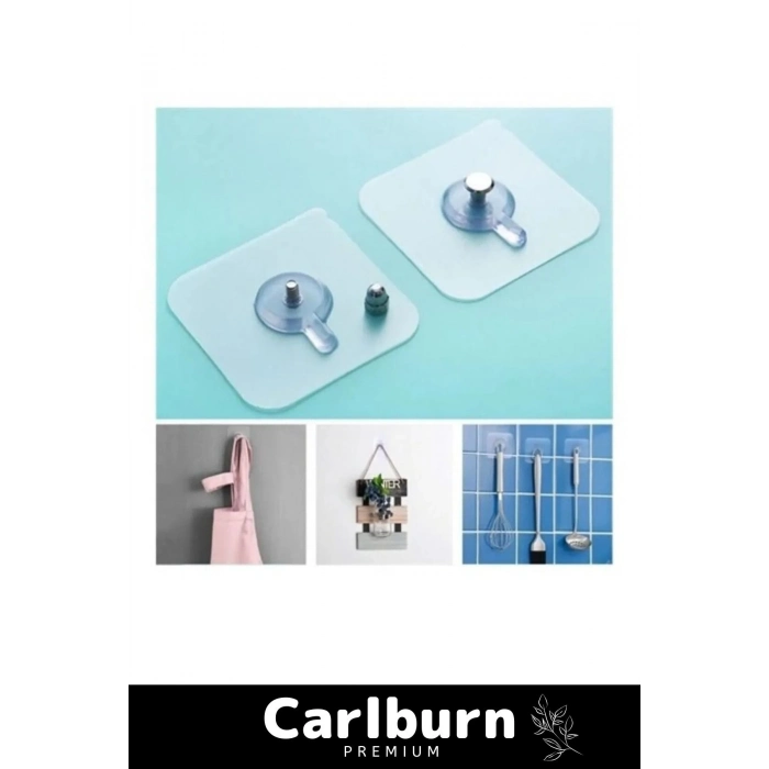 Özel Üretim Süper Güçlü Yapışkan Kanca İz Bırakmaz Paslanmaz Çelik Ultra Güçlü Vantuzlu Askı 1 Adet