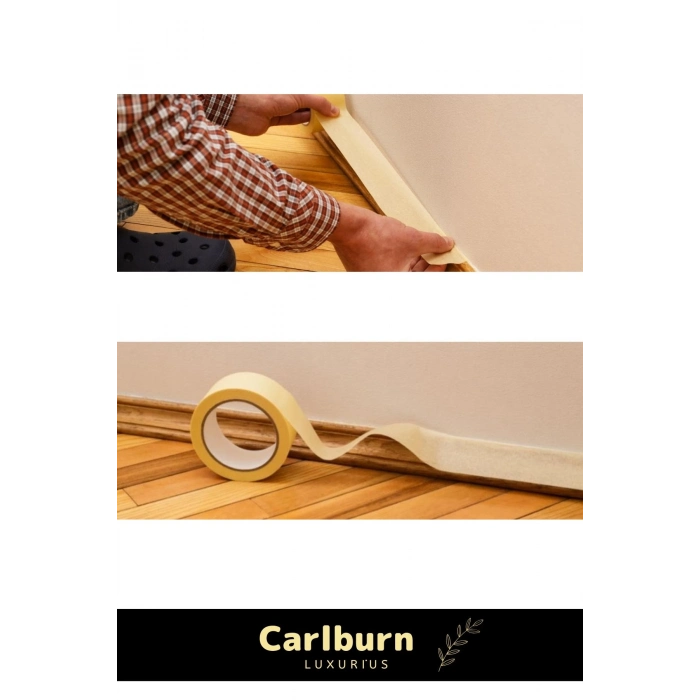 Isıya Dayanıklı Krep Kağıt Kolay Sökülebilen Kağıt 25mt Maskeleme Boya Badana Bandı - 1 Adet