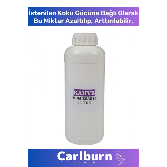 Özel Üretim Kalıcı Kaliteli Yoğun Yağ Bazlı Tüm Ürünlerle Kullanıma Uygun Kahve Mum Esansı 3 LT