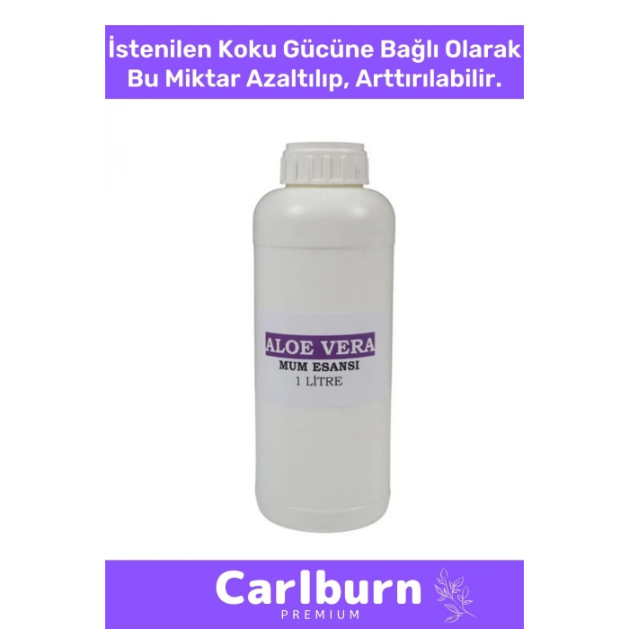 Özel Üretim Kalıcı Yoğun Kaliteli Yağ Bazlı Tüm Ürünlerle Kullanıma Uygun Aloe Vera Mum Esansı 2 LT