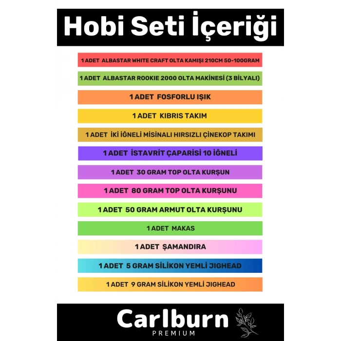 Özel Üretim Şık Taşıma Çantalı Hazır Kurulu Balık Viper Kıyı Olta Seti - 3m Kamış