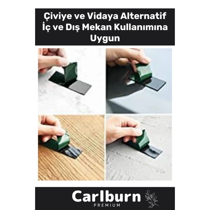 Süper Güçlü İz Bırakmayan Elastik Yapılı Çift Taraflı 10mm - 10 Metre Akrilik Köpük Bant - 5 Adet