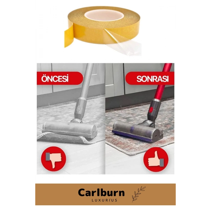 Özel Üretim Halı Kilim Sabitleme Yapıştırma Kaydırmaz Çift Taraflı Bant 48mm X 10mt - 2 Adet