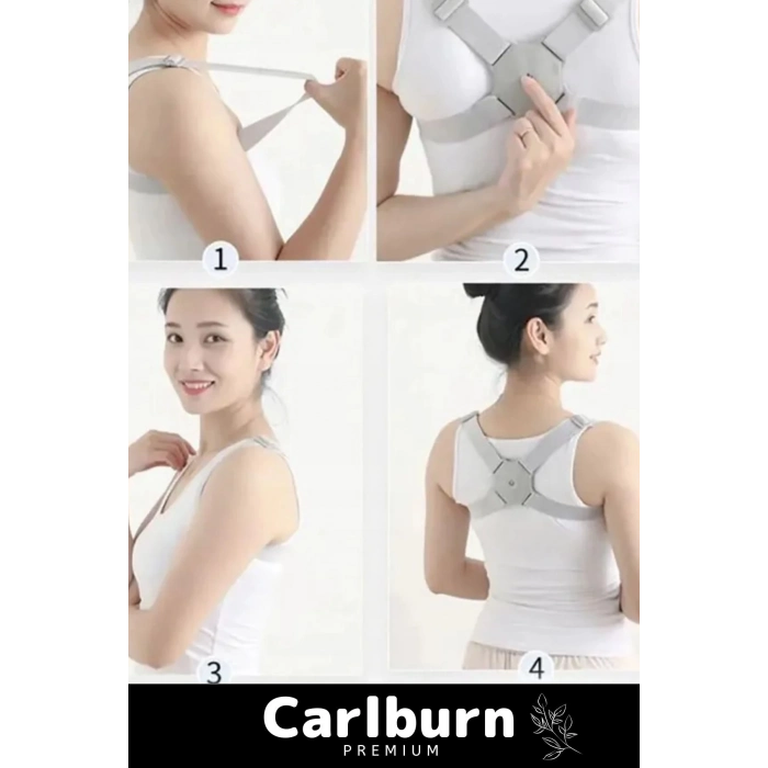 Deluxe Seri Şarjlı En Çok Tercin Edilen Sensörlü Ayarlanabilir Titreşimli Dik Duruş Korsesi