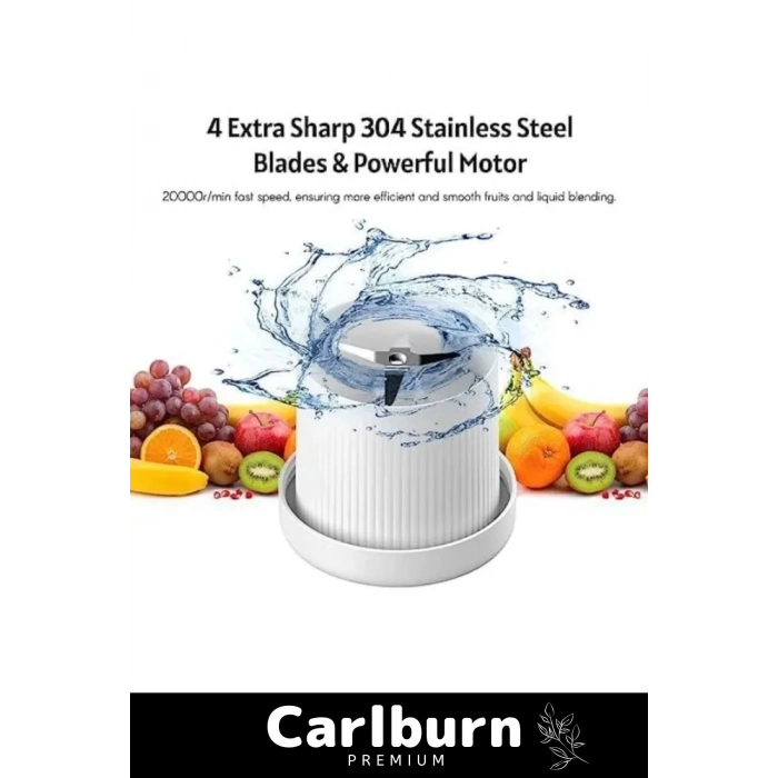 Özel Seri Su Geçirmez Tasarım Kablosuz Şarjlı Dayanıklı Kamp Spor Piknik Taşınabilir Mini Blender